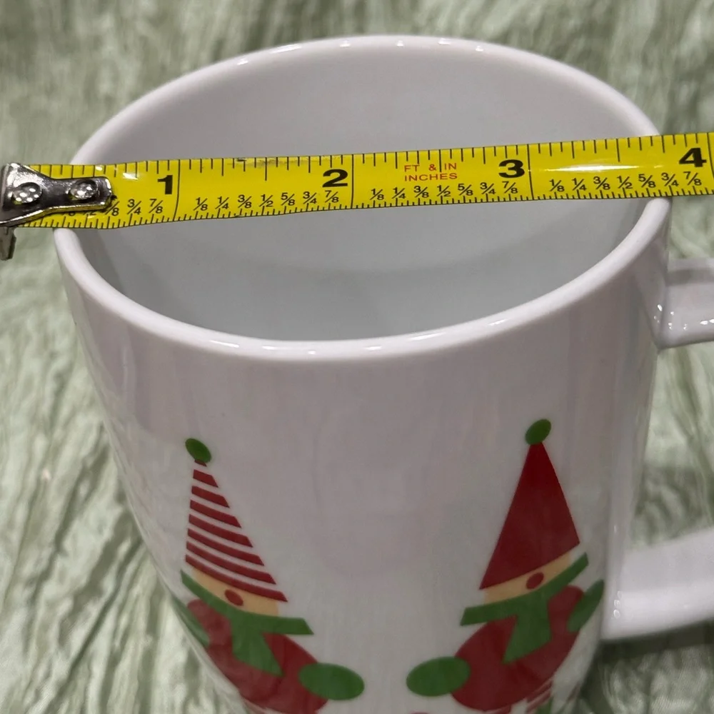 Crate&Barrel Festive Elf Coffee Mug